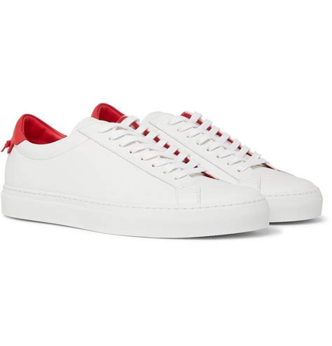 mens white givenchy sneakers|Givenchy urban street leather sneakers.